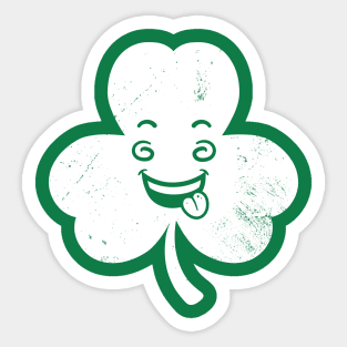 Wacky Shamrock Sticker